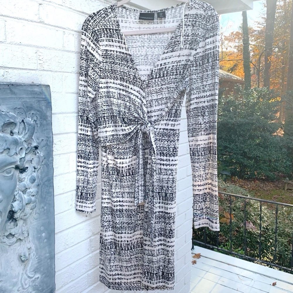 Cynthia Rowley Faux Wrap Dress M